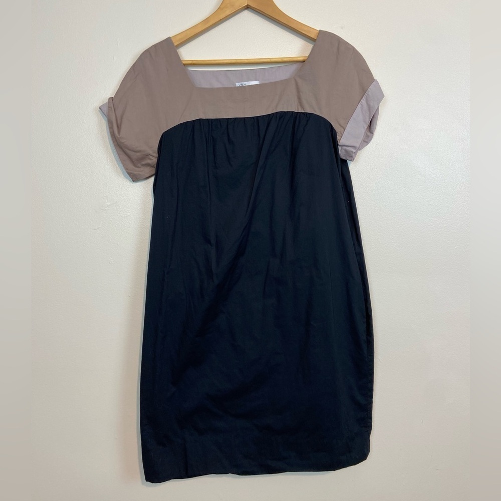 Vince Colorblock Cotton Shift Dress Women’s Size L